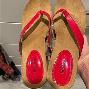 Size 8 sandal pumps 
Wedge heel 
Good condition